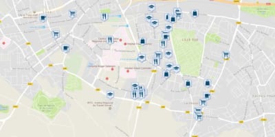 Карта магазина Лилль