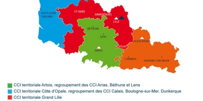 Карта Франции Лилль области