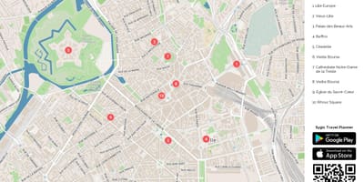Достопримечательности Лилля карте